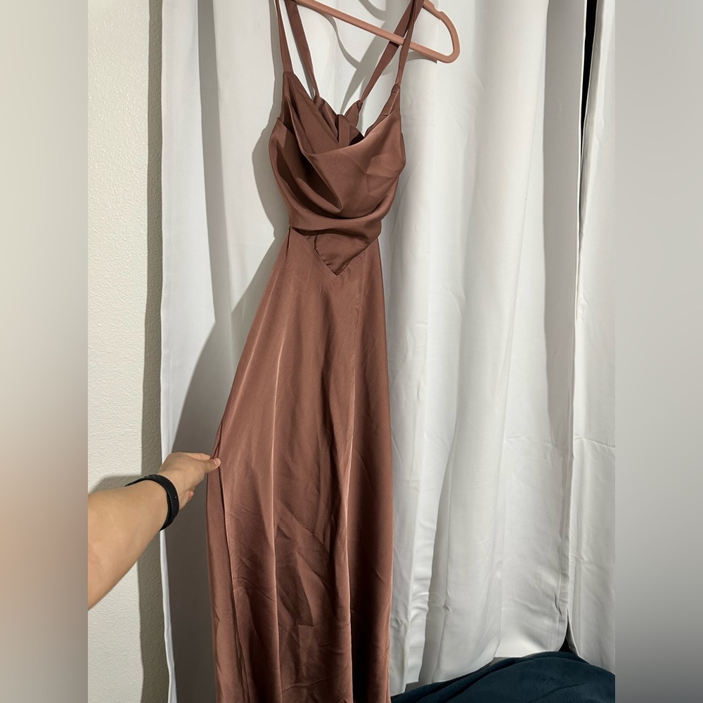 Kali Maxi Dress Brown